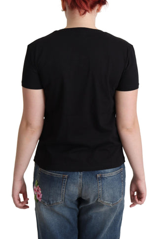 Chic Moschino Cotton Tee With Milano Print - Luxury for You