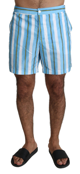 Striped Elegance Swim Shorts - Luxury for You