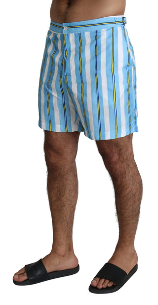 Striped Elegance Swim Shorts - Luxury for You