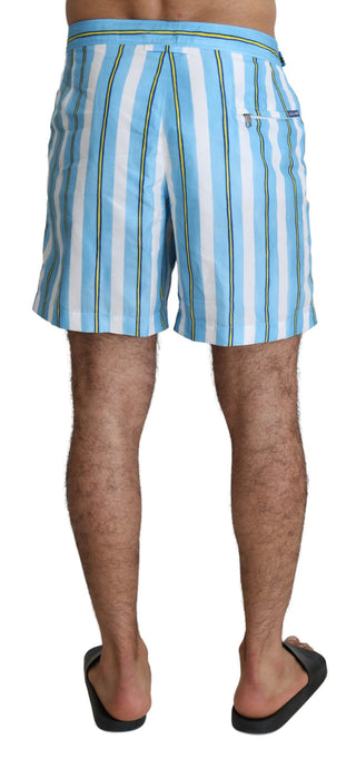 Striped Elegance Swim Shorts - Luxury for You