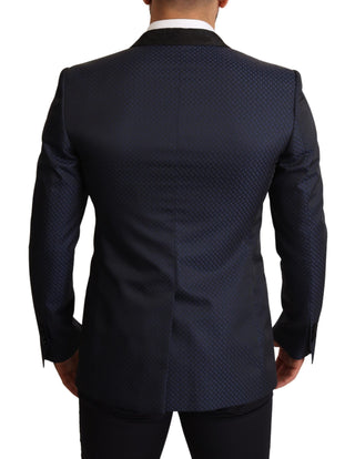 Elegant Blue Slim Fit Martini Blazer - Luxury for You