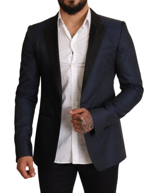 Elegant Blue Slim Fit Martini Blazer - Luxury for You