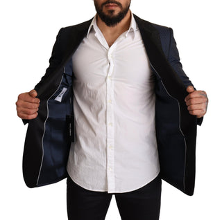 Elegant Blue Slim Fit Martini Blazer - Luxury for You