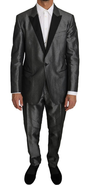 Elegant Gray Patterned Martini Suit - Luxury for You