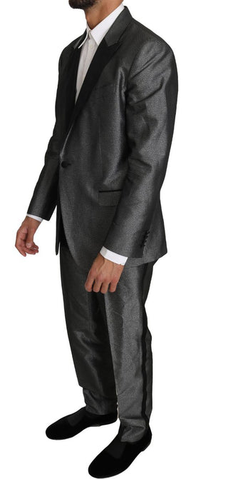 Elegant Gray Patterned Martini Suit - Luxury for You