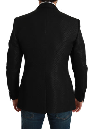 Slim Fit Martini Black Blazer Jacket - Luxury for You