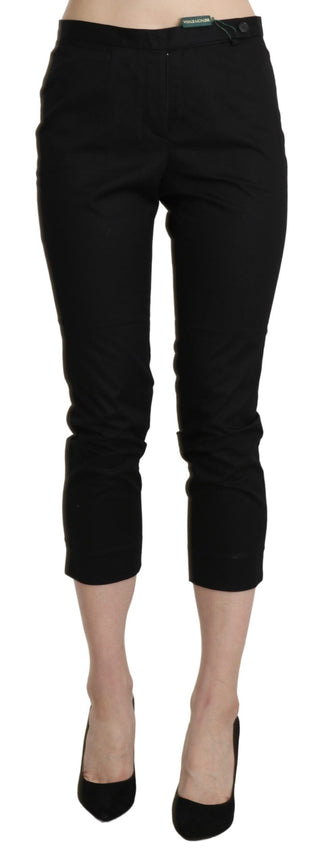 Elegant High Waist Skinny Cropped Pants - Luxury for You