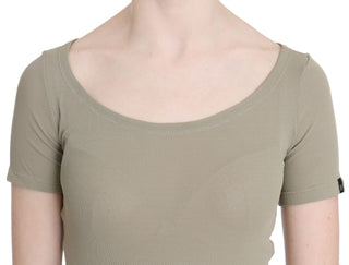 Chic Gray Nylon Tank Top With Designer Flair - Luxury for You