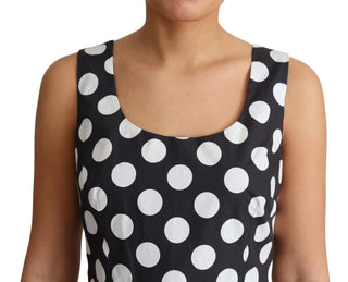 Polka Dot Sleeveless A-line Dress