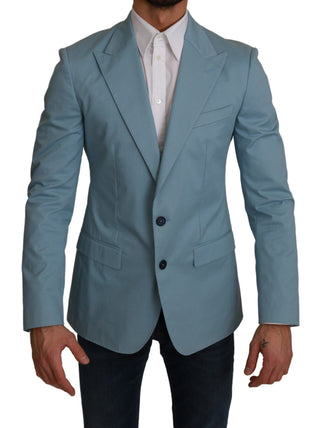 Elegant Blue Fantasy Pattern Blazer - Luxury for You