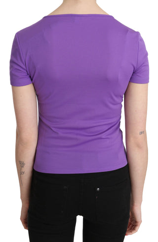 Chic Purple Casual Top For Everyday Elegance - Luxury for You