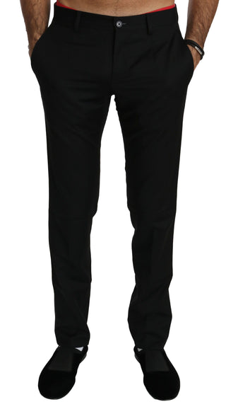 Elegant Black Wool Dress Pants - Luxury for You