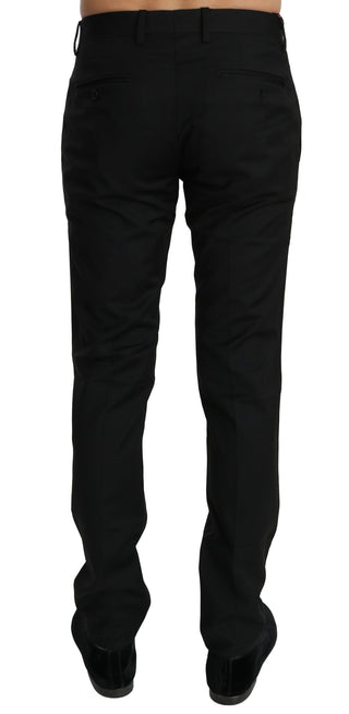 Elegant Black Wool Dress Pants - Luxury for You