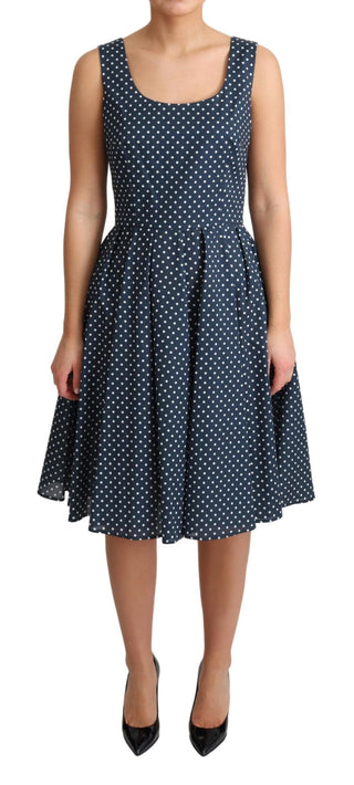 Polka Dot Sleeveless A-line Dress - Luxury for You