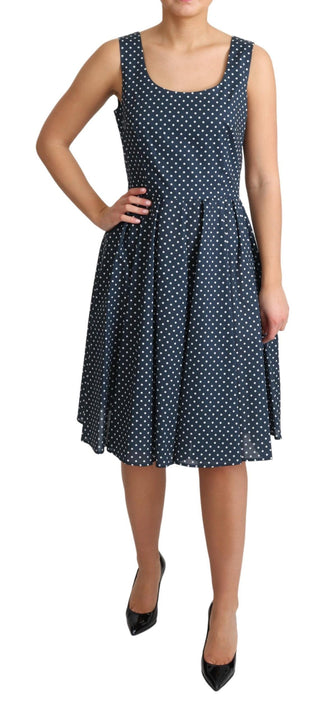 Polka Dot Sleeveless A-line Dress - Luxury for You