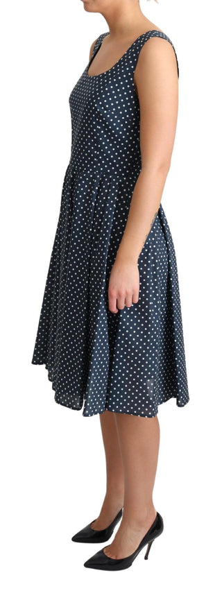 Polka Dot Sleeveless A-line Dress - Luxury for You