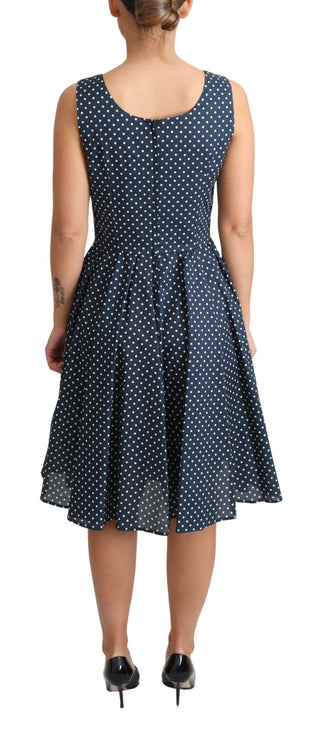 Polka Dot Sleeveless A-line Dress - Luxury for You