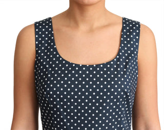 Polka Dot Sleeveless A-line Dress - Luxury for You