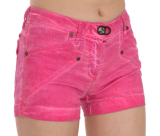 Chic Pink Mid Waist Mini Shorts - Luxury for You