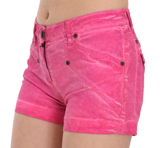 Chic Pink Mid Waist Mini Shorts - Luxury for You