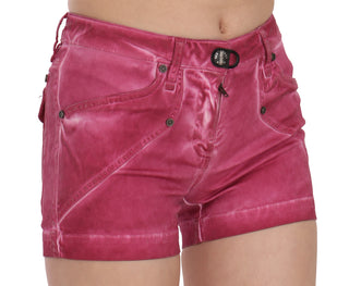 Chic Pink Washed Denim Shorts - Luxury for You