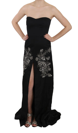 Enchanting Black Maxi Flare Dress - Luxury for You