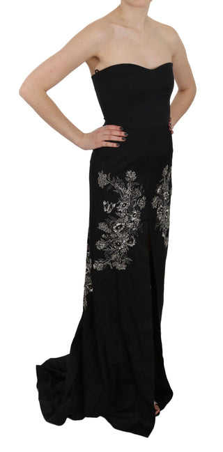 Enchanting Black Maxi Flare Dress - Luxury for You