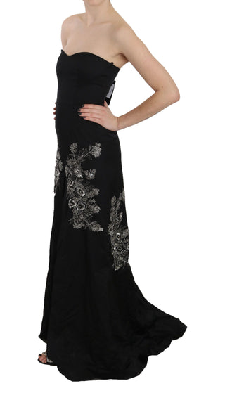 Enchanting Black Maxi Flare Dress - Luxury for You