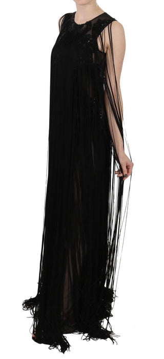 Sheer Sequined Maxi Elegance Dress - Luxury for You