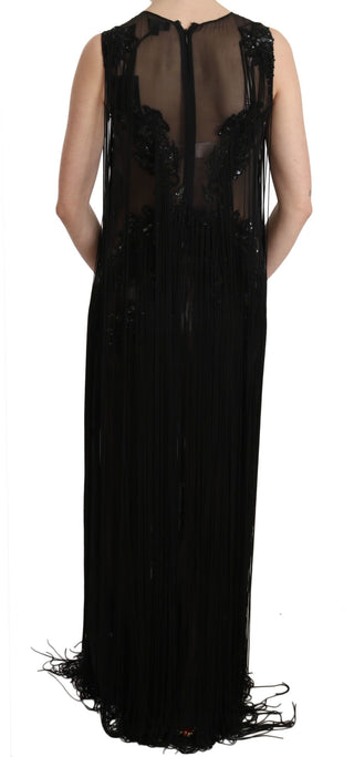 Sheer Sequined Maxi Elegance Dress - Luxury for You