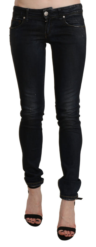 Chic Low Waist Skinny Black Jeans - Luxury for You