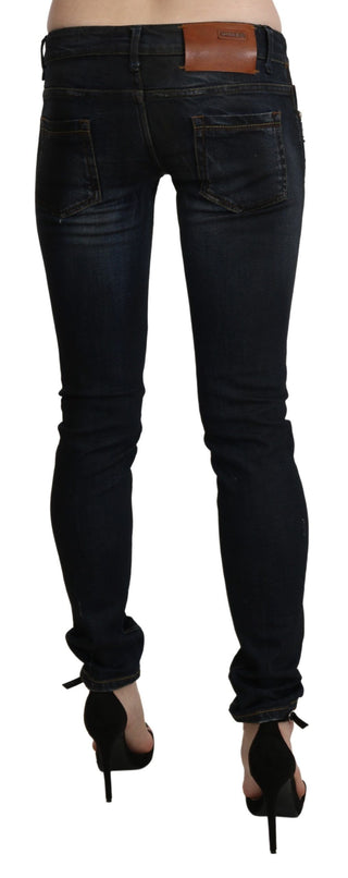 Chic Low Waist Skinny Black Jeans - Luxury for You