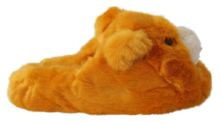 Sunshine Yellow Lion Slippers - Luxury for You