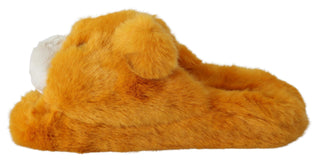 Sunshine Yellow Lion Slippers - Luxury for You