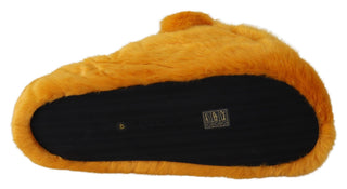 Sunshine Yellow Lion Slippers - Luxury for You