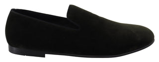 Elegant Green Velvet Loafers - Luxury for You