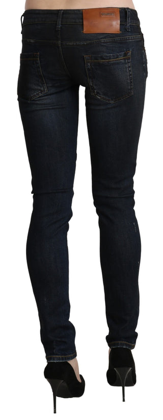 Sleek Black Washed Skinny Jeans - Luxury for You