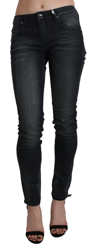 Chic Blue Washed Skinny Denim Jeans - Luxury for You