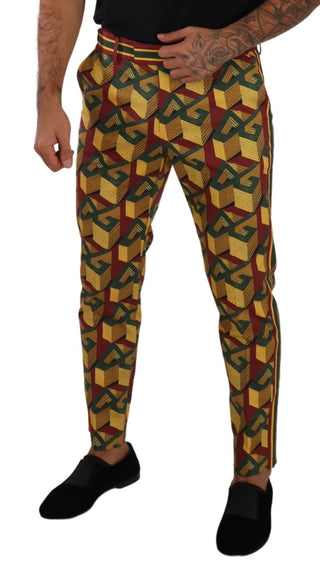 Elegant Multicolor Tapered Pants For Men