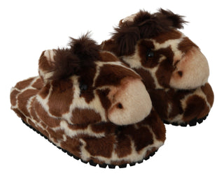 Elegant Giraffe Pattern Slides For Sophisticated Comfort - Luxury for You