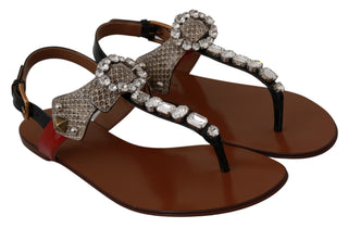 Elegant Strappy Sandals With Exotic Charm - Luxury for You