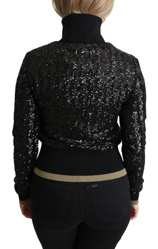 Elegant Sequined Turtleneck Sweater - Luxury for You