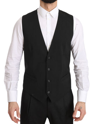 Elegant Gray Formal Vest - Regular Fit - Luxury for You