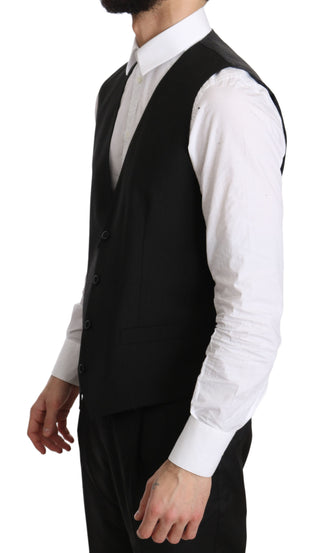 Elegant Gray Formal Vest - Regular Fit - Luxury for You