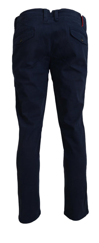 Elegant Sapphire Dress Pants For Men