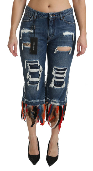 Chic Low Waist Cropped Jeans - Luxury for You