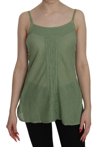 Emerald Silk Spaghetti Strap Tank Top - Luxury for You