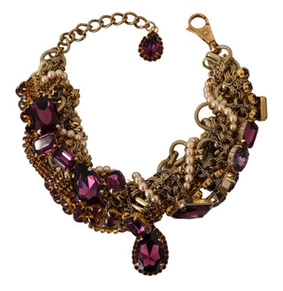 Sicilian Sparkle Gold-tone Statement Necklace