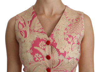 Elegant Silk Blend V-neck Vest Top - Luxury for You