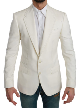 Elegant Slim Fit Virgin Wool Blazer - Luxury for You